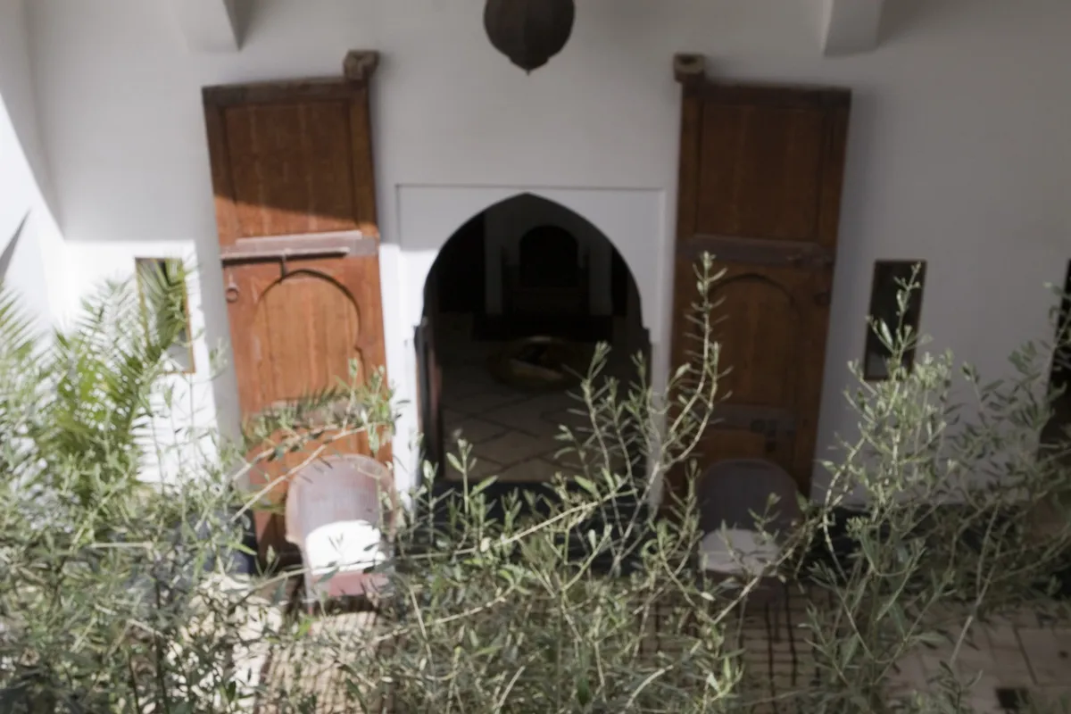 riad courtyard