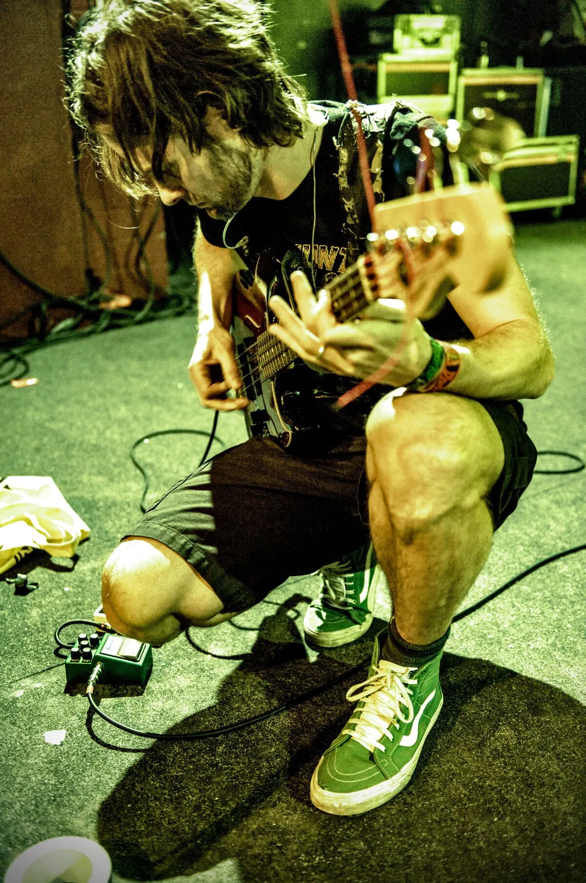 preparing bass
