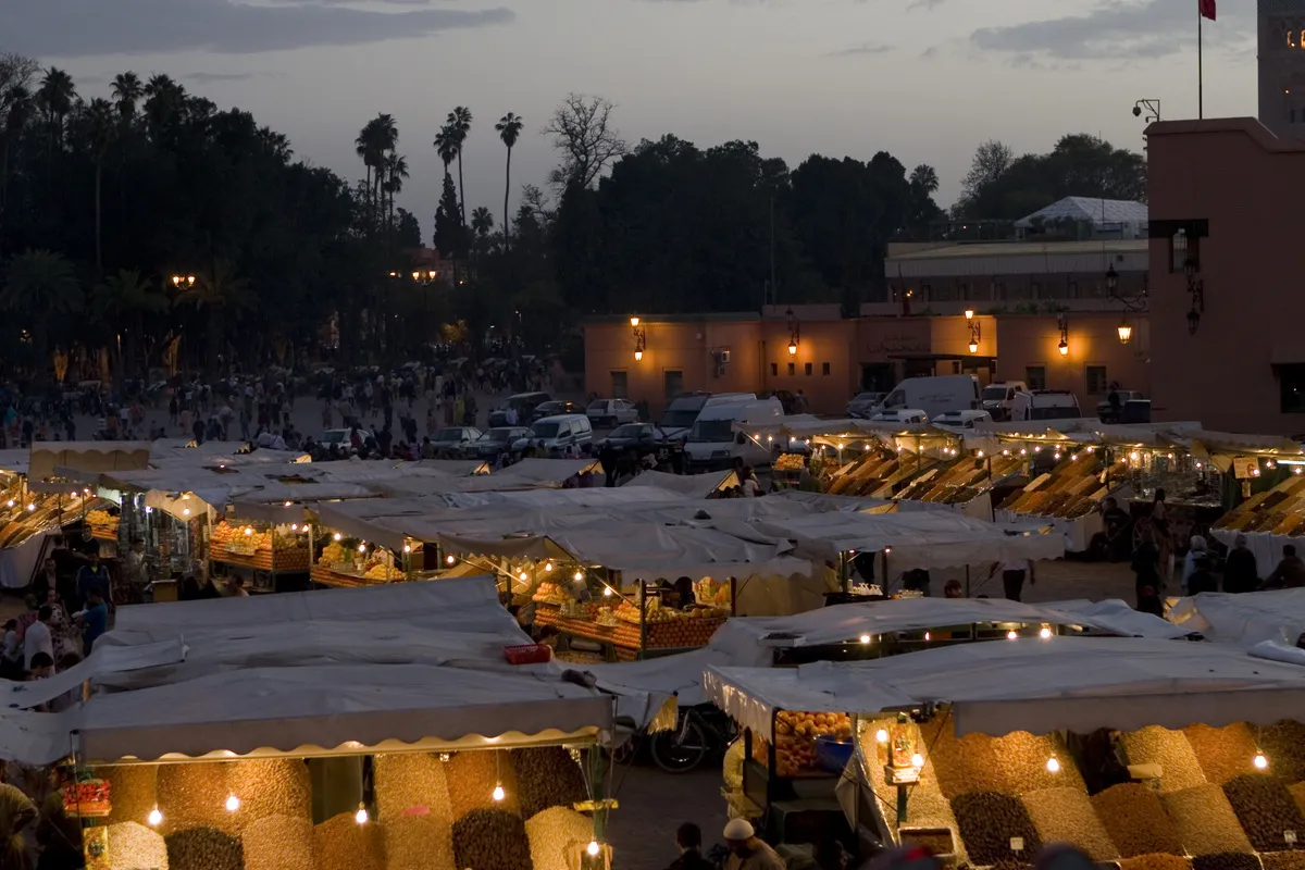 market from top